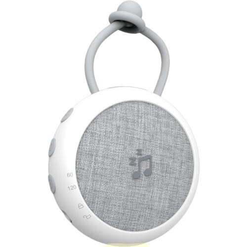 JolyWell Portable Sound Machine, Rechargeable Sound Machine with Powerful Battery, White Noise Machine with 20 Soothing Sounds for Adults, Portable Sound Machine Baby with Night Light, White