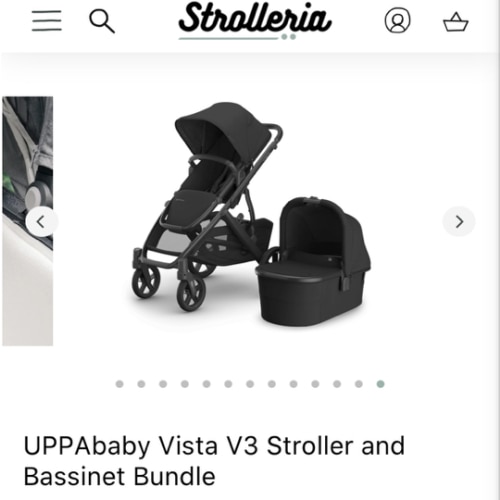 UPPAbaby Vista V3 Stroller and Bassinet Bundle