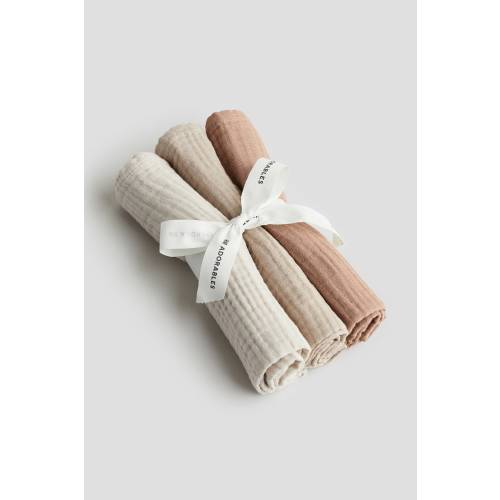 3-PACK SMALL MUSLIN CLOTHS