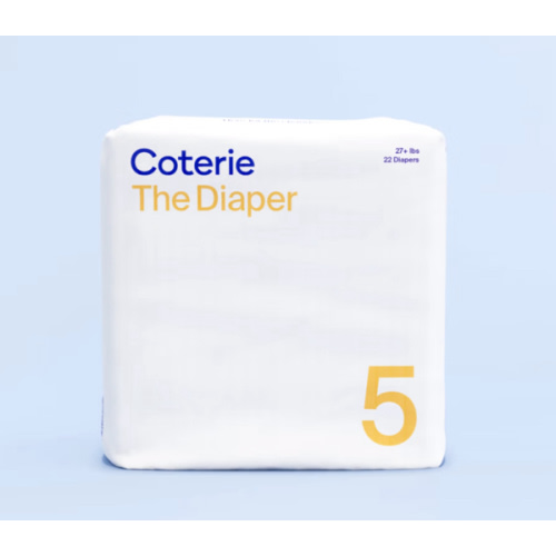 Coterie Size 5 Diapers, 22 CT