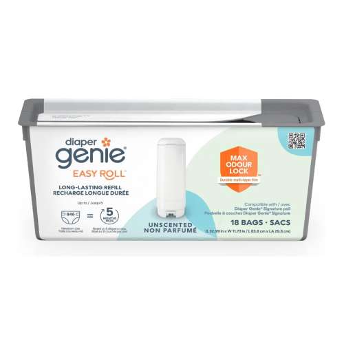 Diaper Genie Easy Roll 18-pack Diaper Genie Pail - Clement