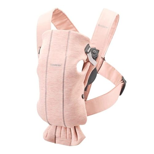 BabyBjörn Baby Carrier Mini, 3D Jersey, Light Pink - 3D jersey