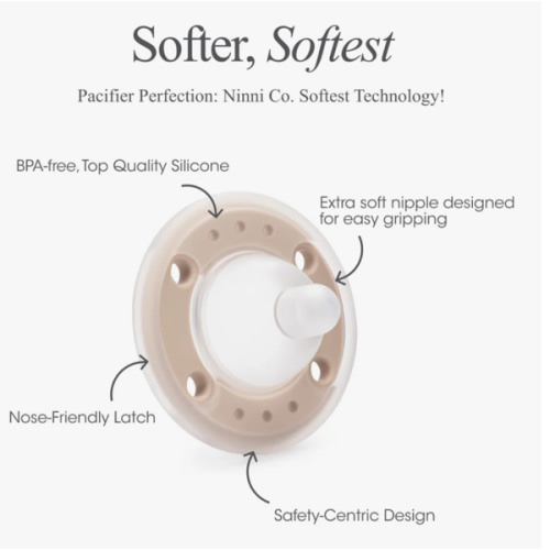 Ninni Pacifier Oatmeal 2 Pack