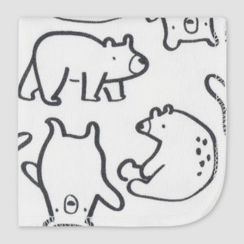 Gerber Baby Boys' 10pk Bear Washcloth Set - Cream