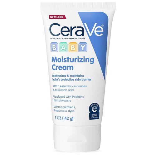 CeraVe Baby Cream  Gentle Moisturizing Cream with Hyaluronic Acid  Paraben, Phthalate, & Fragrance Free  5 Ounce