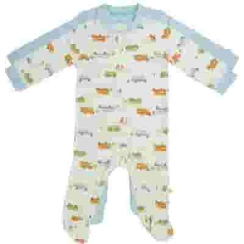 Milkberry Bamboo Pajamas Coverall for Baby Boys Footed Sleep Bodysuit for Infants Size 0-3 Months Camper Van
