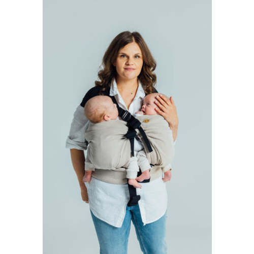 LennyTwin - Peanut Butter - Twin Carrier & Hip Sling | Mama & Roo's