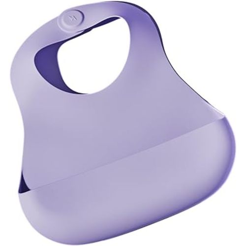 Magnetic Silicone Baby Bib – Waterproof, Dishwasher Safe, BPA Free Food-Grade, Feeding Bib for Infants and Toddlers