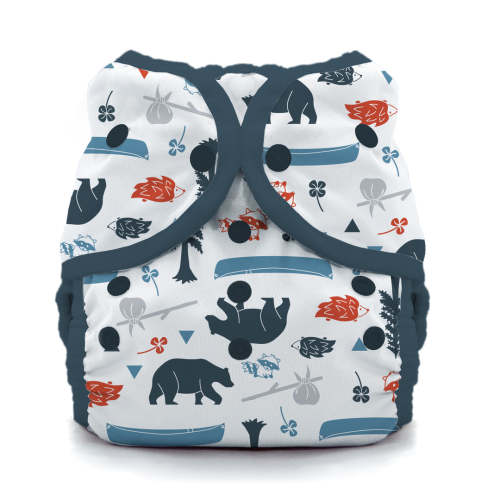 Thirsties Duo Wrap Snap Cover - Size 1 - Adventure Trail