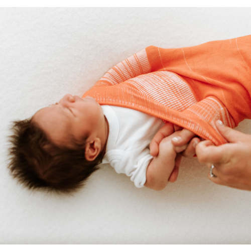 Orange Swaddle Sleep Sack - Large (12-18 pounds)