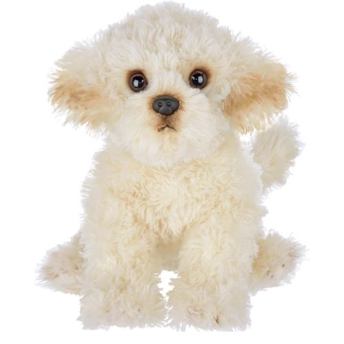 Bearington White Dog 13 Inch White Dog Stuffed Animal - Labradoodle Stuffed Animal - Maltipoo Stuffed Animals