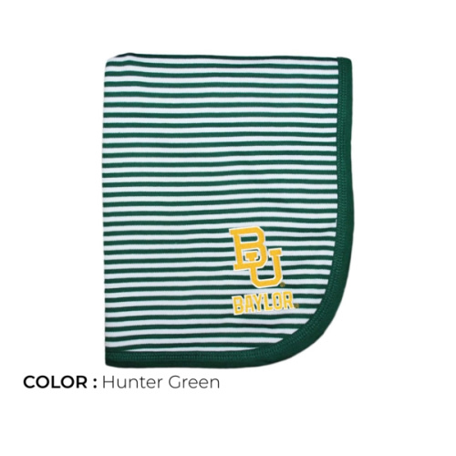 Baylor University Infant Striped Blanket