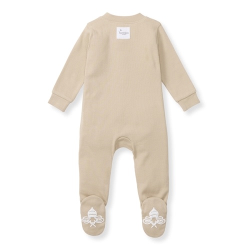 Solid Rib Organic Cotton Sleep And Play Midnight