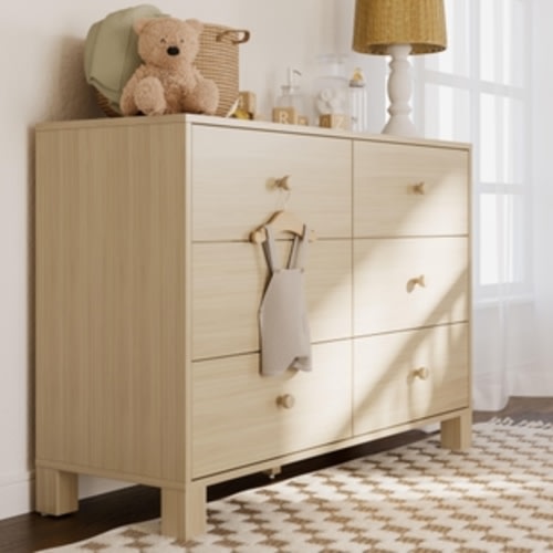 Storkcraft California 6 Drawer Double Dresser