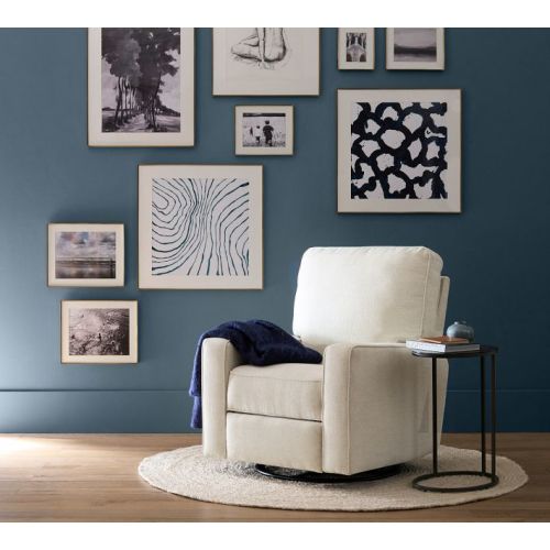 PB Comfort Square Arm Manual & Power Swivel Glider Recliner