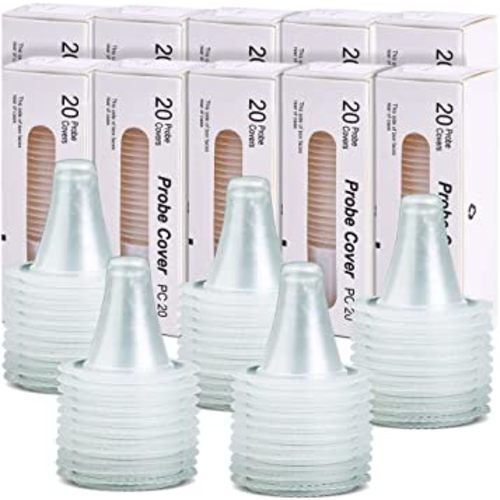 Amazon.com: CEI-CEI 200 Counts Ear Thermometer Covers Lens Filters Refill Caps for All Braun Thermometer Models, Disposable Ear Thermometer Covers for Braun (200) : Health & Household
