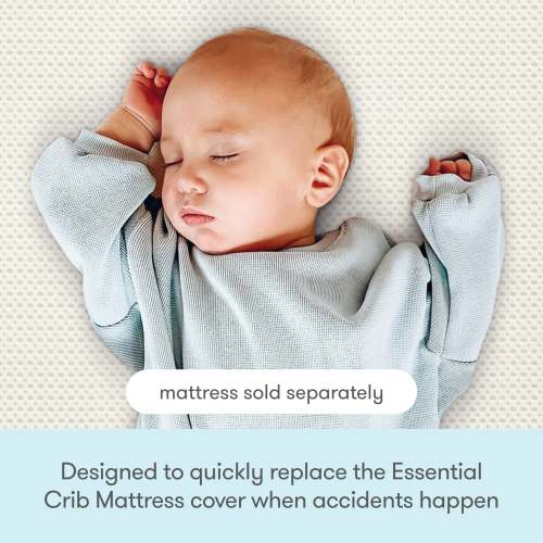 Extra Essential Crib Mattress Cover - Standard / White