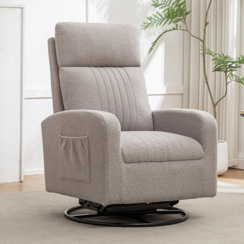 Ebern Designs Rosemarie 28" Swivel Rocker Glider Nursery Chair & Reviews | Wayfair