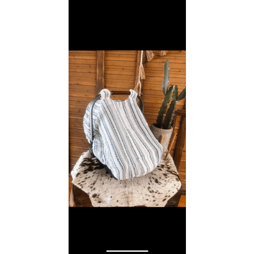 Car Seat Cover (western Stripe white) – theFRINGEDpineapple