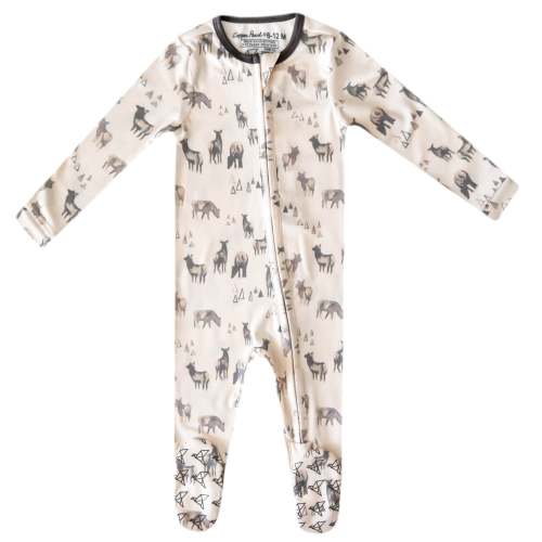 Zip-Up Footie Pajama - Cody- (6-9)
