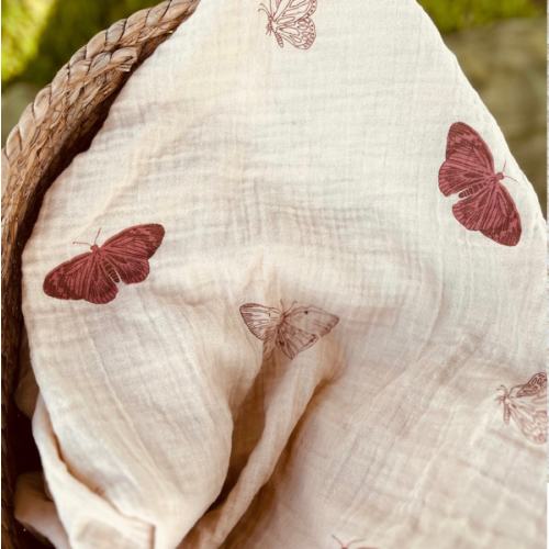 Organic Muslin Swaddle Set ( Butterflies) – LEYL&ARI