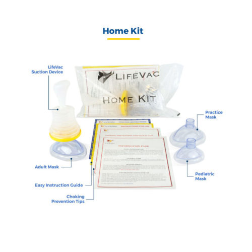 LifeVac Home Kit - Toddler and Adult Choking Rescue Device
