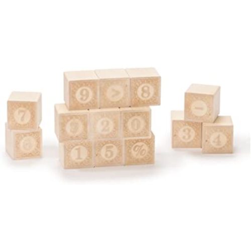 Uncle Goose Alphablanks Numbers Blocks - Made in The USA