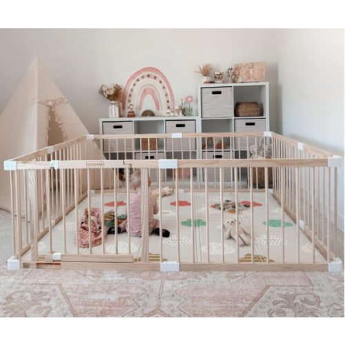 HARPPA Baby Gate Playpen Baby Fence for Babies and Toddlers