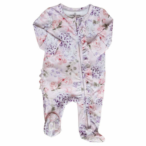 Girl Ruffle Zipper Footies | Best Sellers