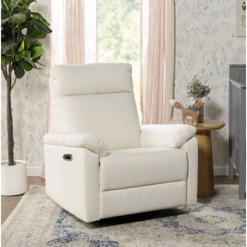 DaVinci Suzy Power Swivel Glider and Recliner - Vanilla