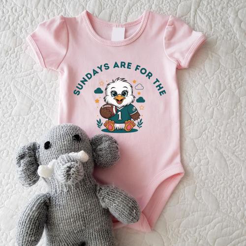 Football Baby Bodysuit Philly Sports First Tailgate Sunday Game Day Infant Outfit Watching Sports Cute Baby Eagle Clothes Baby shower gift