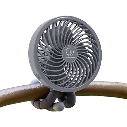Dreambaby Smart Grip Deluxe Fan, Octopus Wrap Around Legs, Adjustable, Battery Operated
