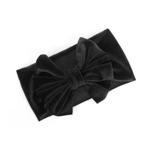 Black Velvet Headband (Baby/Toddler)
