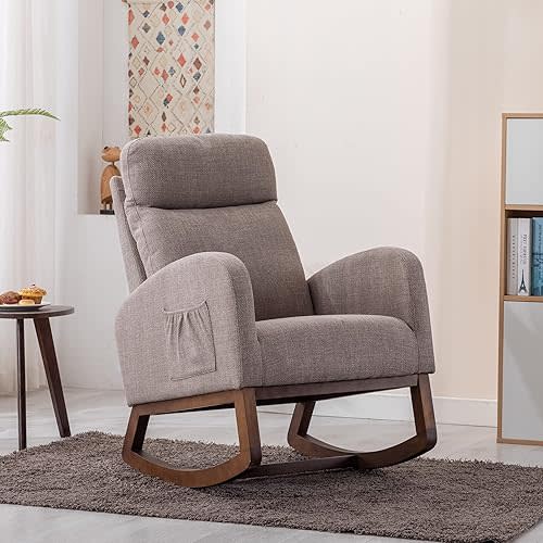 HomSof Rocking Chair Nursery (Grey)