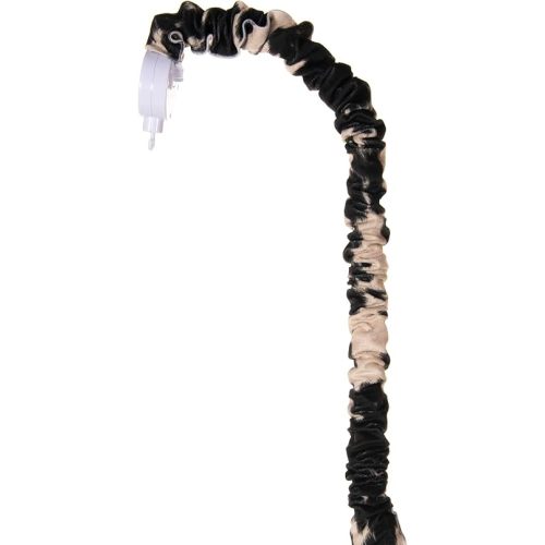 Black Cow Nursery Crib Mobile Arm Cover Baby Crib Mobile Bed Bell Holder Cover Infant Music Box Toy Holder Cover Wind Chime Bracket Fabric Cover for Crib Mobile Arm DIY Mobile 54" Long