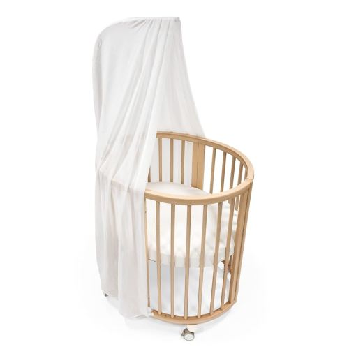 Stokke Sleepi Canopy V3, White - Create a Cozy, Calm Environment for Baby - Easy to Assemble - Lightweight Fabric - Compatible with Sleepi Mini & Bed