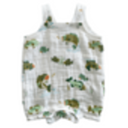 Muslin Overall Shortie, Bass Fishing – SpearmintLOVE