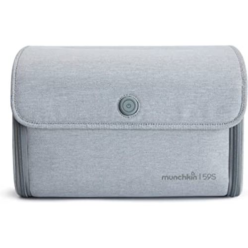 Munchkin® 59S™ UV Sterilizer and Sanitizer Bag - Perfect for Travel or Home Use; Eliminates up to 99% of Germs, Viruses & Bacteria, 21 UV-C LEDs