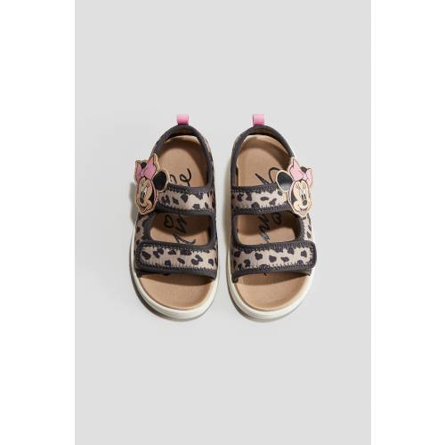PRINTED SANDALS IN SCUBA FABRIC