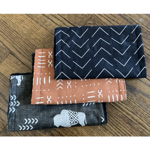 Boho Western Burp Cloth Set, Baby burp cloths, baby shower gift, burp cloth gift set, buffalo and boho aztec patterns, modern, cotton minky