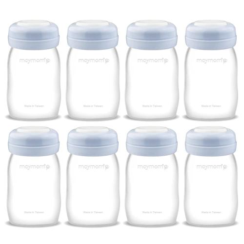 Maymom Wide Neck Breastmilk Collection n Storage Bottle 5.4 oz; Re-markable SureSeal Disc. Fits Spectra S2 Spectra S1 Spectra 9 Plus.