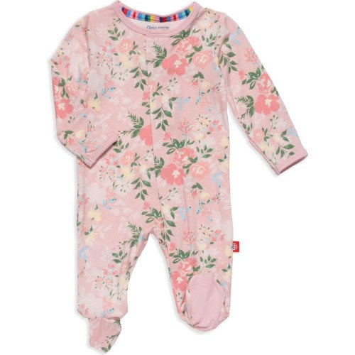 Baby Ainslee Floral Footie, 3-6M, Ainsl