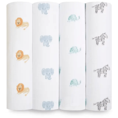 Aden + Anais Muslin Swaddle (Animal Kingdom)