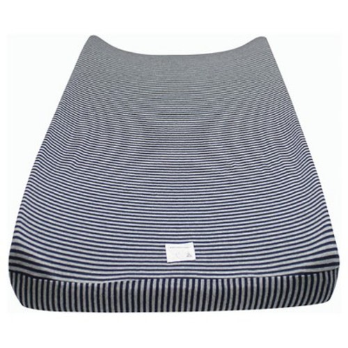 Burt's Bees Baby® Changing Pad Cover - Bee Essentials - Blueberry Stripe