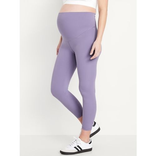 Maternity Full Panel StudioSmooth 7/8 Leggings | Old Navy