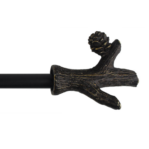 Loon Peak® Chaz Single Curtain Rod & Reviews | Wayfair