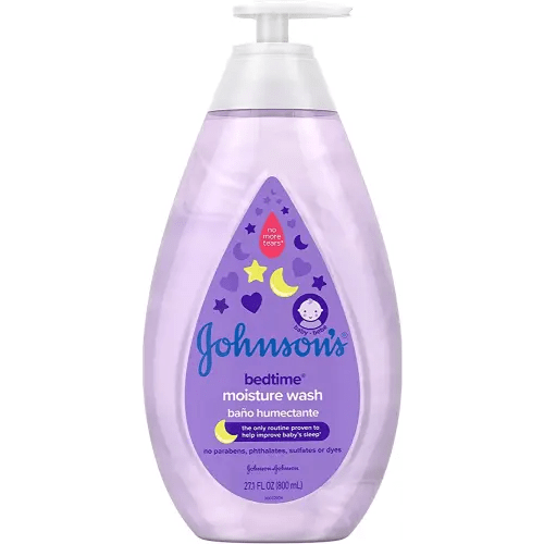 Johnson's Tear-Free Bedtime Baby Moisture Wash with Soothing NaturalCalm Aromas, 27.1 fl. oz
