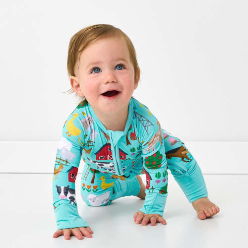 Blue Farm Fam Zippy | Little Sleepies