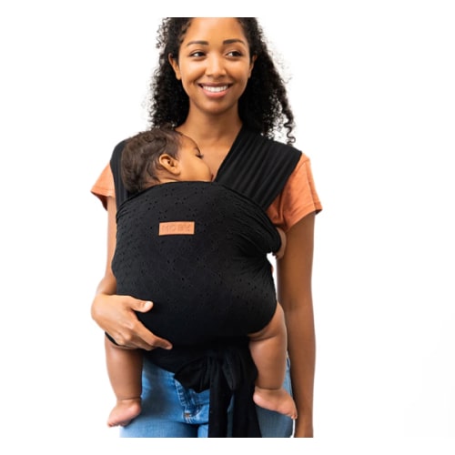 Easy-Wrap Carrier by Petunia Pickle Bottom - Black Eyelet
