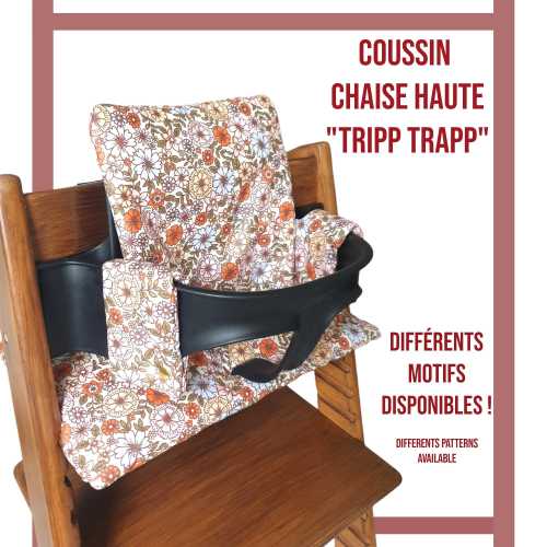 High chair cushion compatible with Tripp Trapp by Stokke.